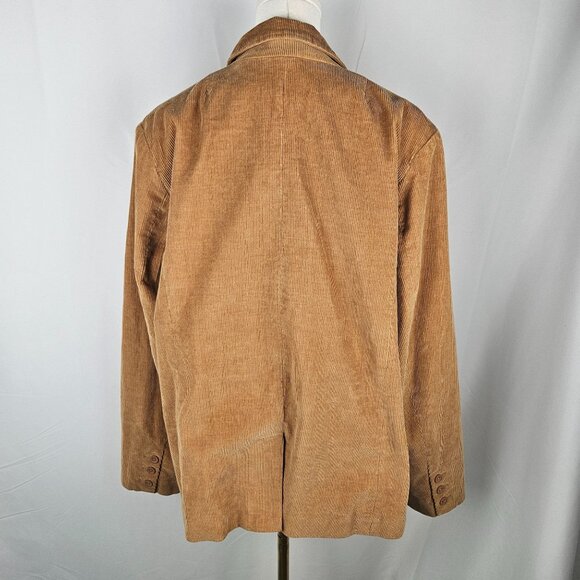 Denim&Co Tan Corduroy Blazer - Picture 3 of 11